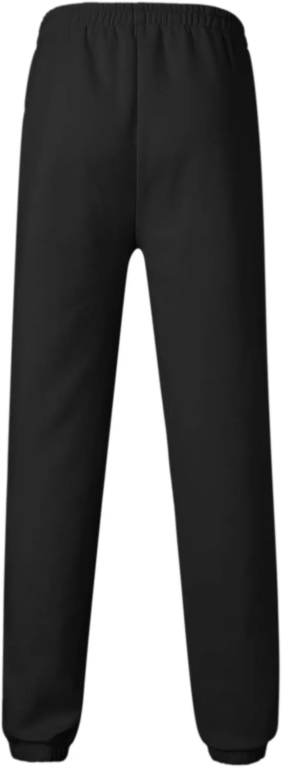 Mens Autumn and Winter High Street Fashion Leisure Loose Sports Running Solid Color Lace Up Pants Sweater Sport