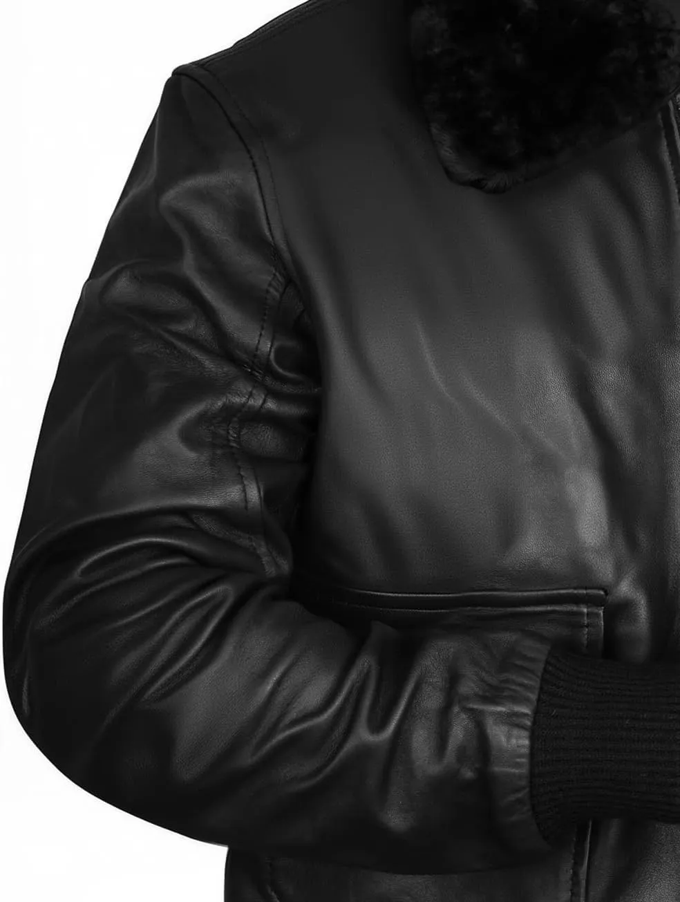 Men's Aviator USAAF Pilot Flying Multiple Patches G1 Bomber Fur Collar Brown Leather Jacket