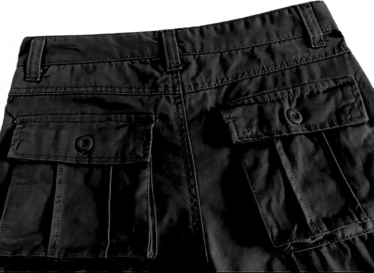 Mens Cotton Athletic Pants Multi Pocket Cargo Pants Men's Casual Pants Outdoor Wear Plus Size Running Jogging Pants