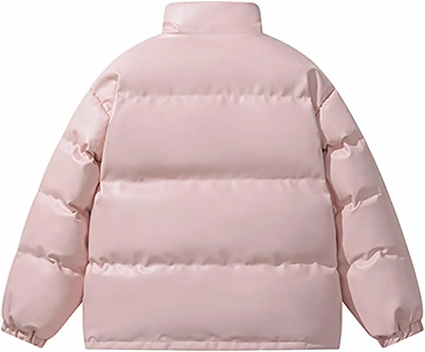 Mens Winter Coats Warm Puffy Jacket Full Zip Puffer Jacket Down Jacket for Men Quilted Insulated Jacket