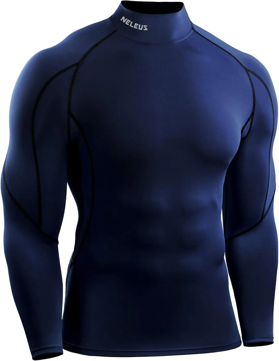 NELEUS Men's 3 Pack Athletic Compression Shirt Running Shirts