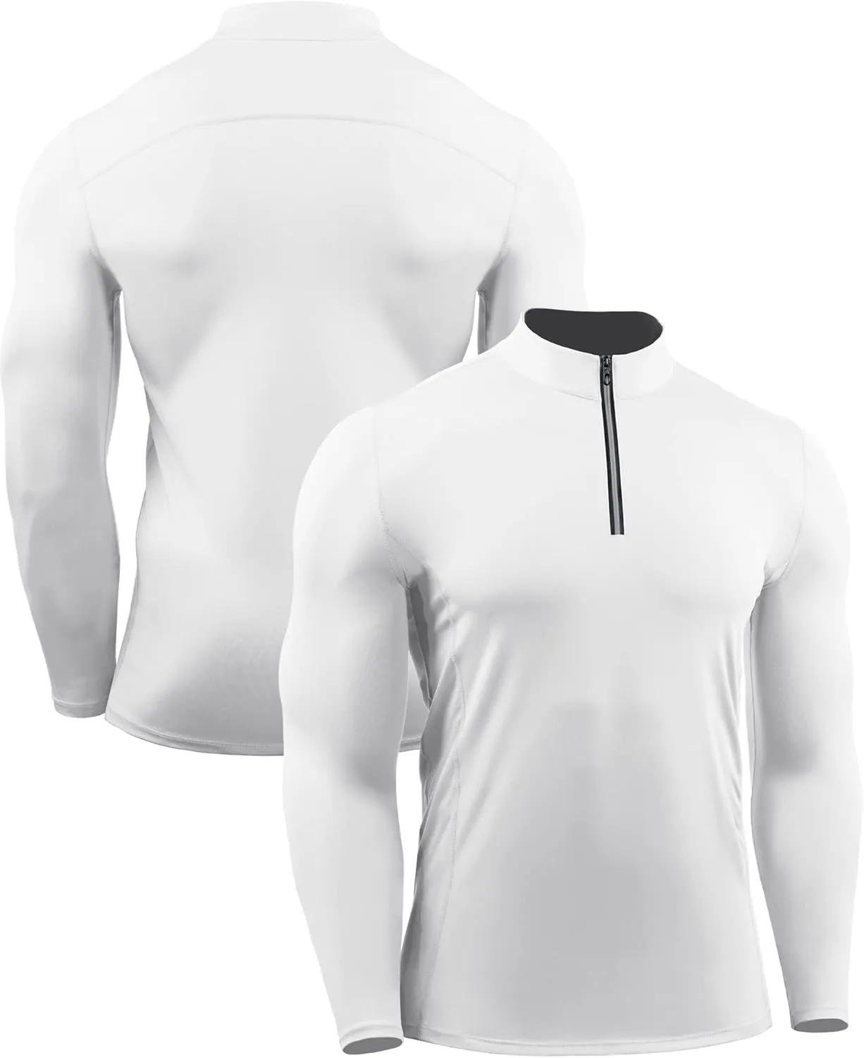 NELEUS Men's 3 Pack Athletic Compression Shirt Running Shirts