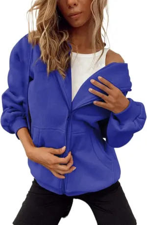 NREALY womens fall fashion 2024 fall tops for women 2024 comfort hoodie womens oversized hoodie