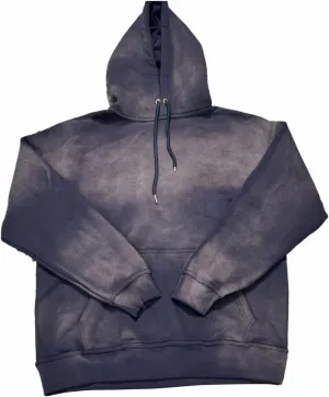 Oversized Hoodie Men Acid Wash Hooded Sweatshirt Baggy 100% Cotton, Soft Fleece Vintage Pullover Streetwear Hoodies