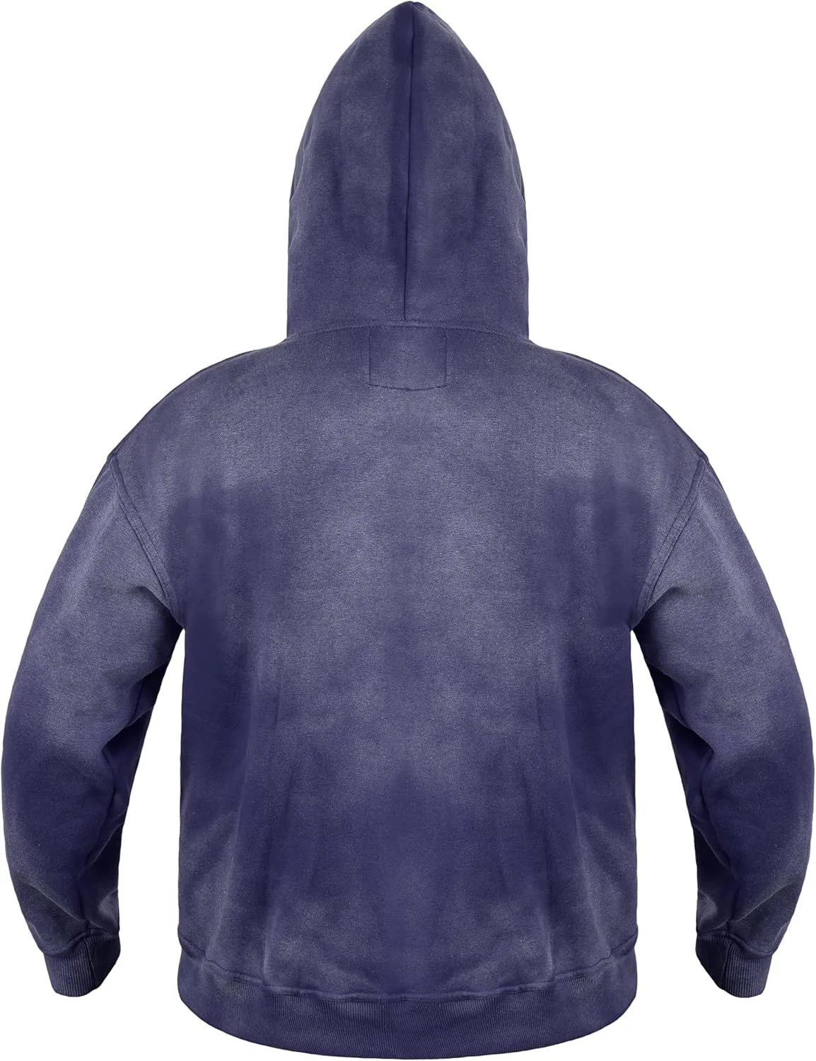 Oversized Hoodie Men Acid Wash Hooded Sweatshirt Baggy 100% Cotton, Soft Fleece Vintage Pullover Streetwear Hoodies