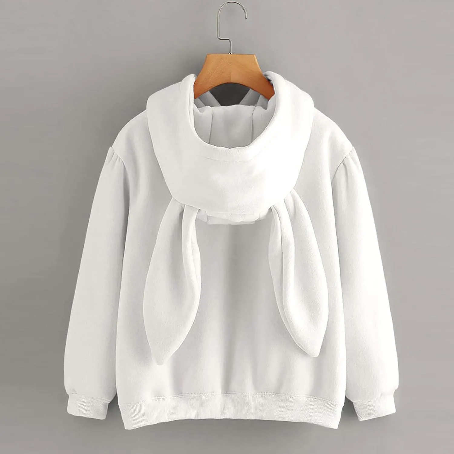 Oversized Hoodies for Teen Girls Cute Bunny Ears Hoodies Kawaii Anime Rabbit Ear Hooded Sweatshirts Teen Girl Clothes Tops