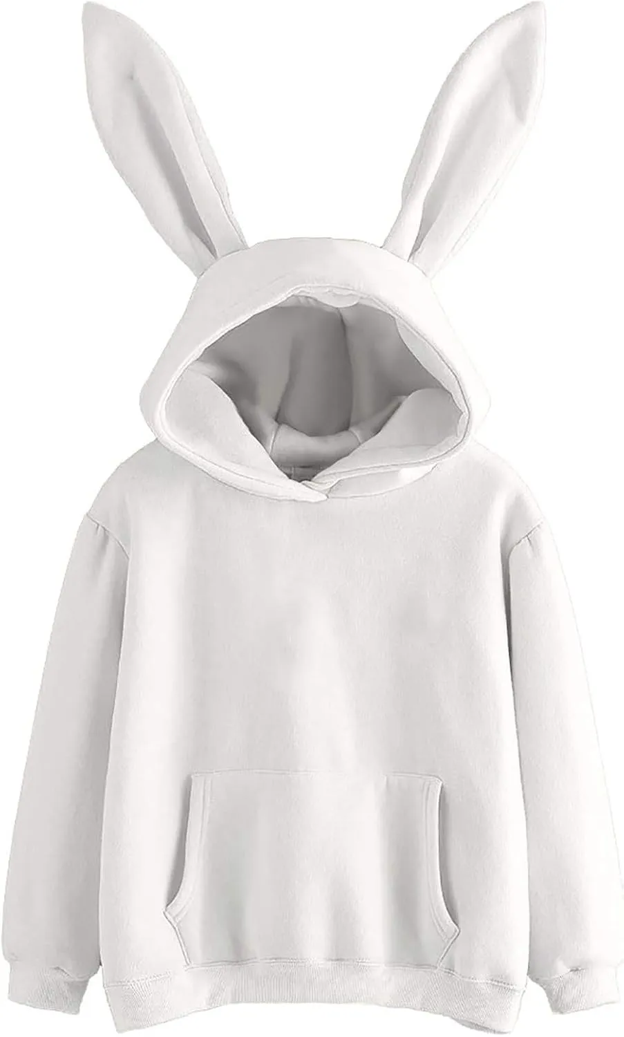 Oversized Hoodies for Teen Girls Cute Bunny Ears Hoodies Kawaii Anime Rabbit Ear Hooded Sweatshirts Teen Girl Clothes Tops