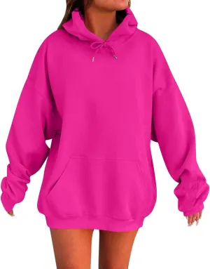 Oversized Hoodies for Women 2024 Christmas Cute Winter Long Sleeve Pullover Casual Comfy Loose Sweatshirt with Pocket