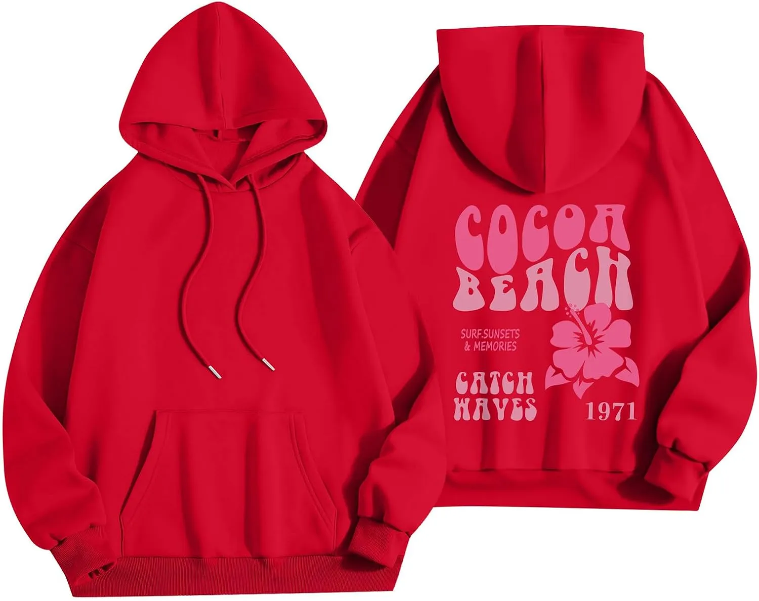 Oversized Sweatshirt For Women,Womens Trendy Letter Print Hoodies Casual Long Sleeve Hoodies With Pockets
