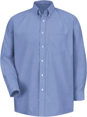 Red Kap Men's Long Sleeve Solid Oxford Executive Shirt
