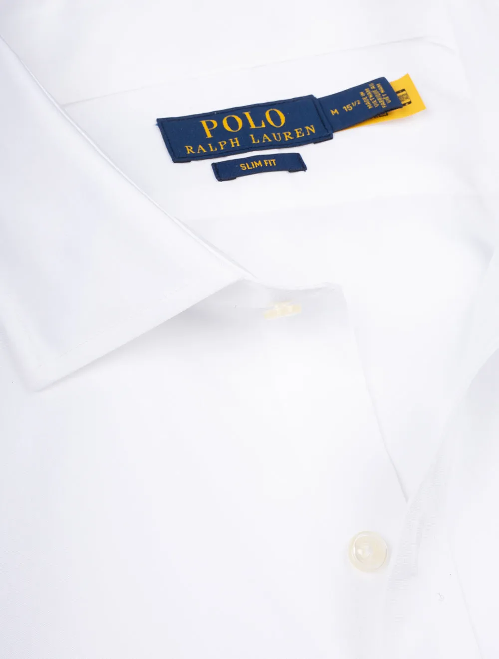 Slim Fit Poplin Shirt White