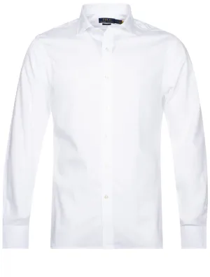 Slim Fit Poplin Shirt White