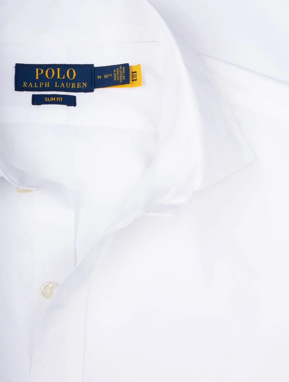 Slim Fit Poplin Shirt White