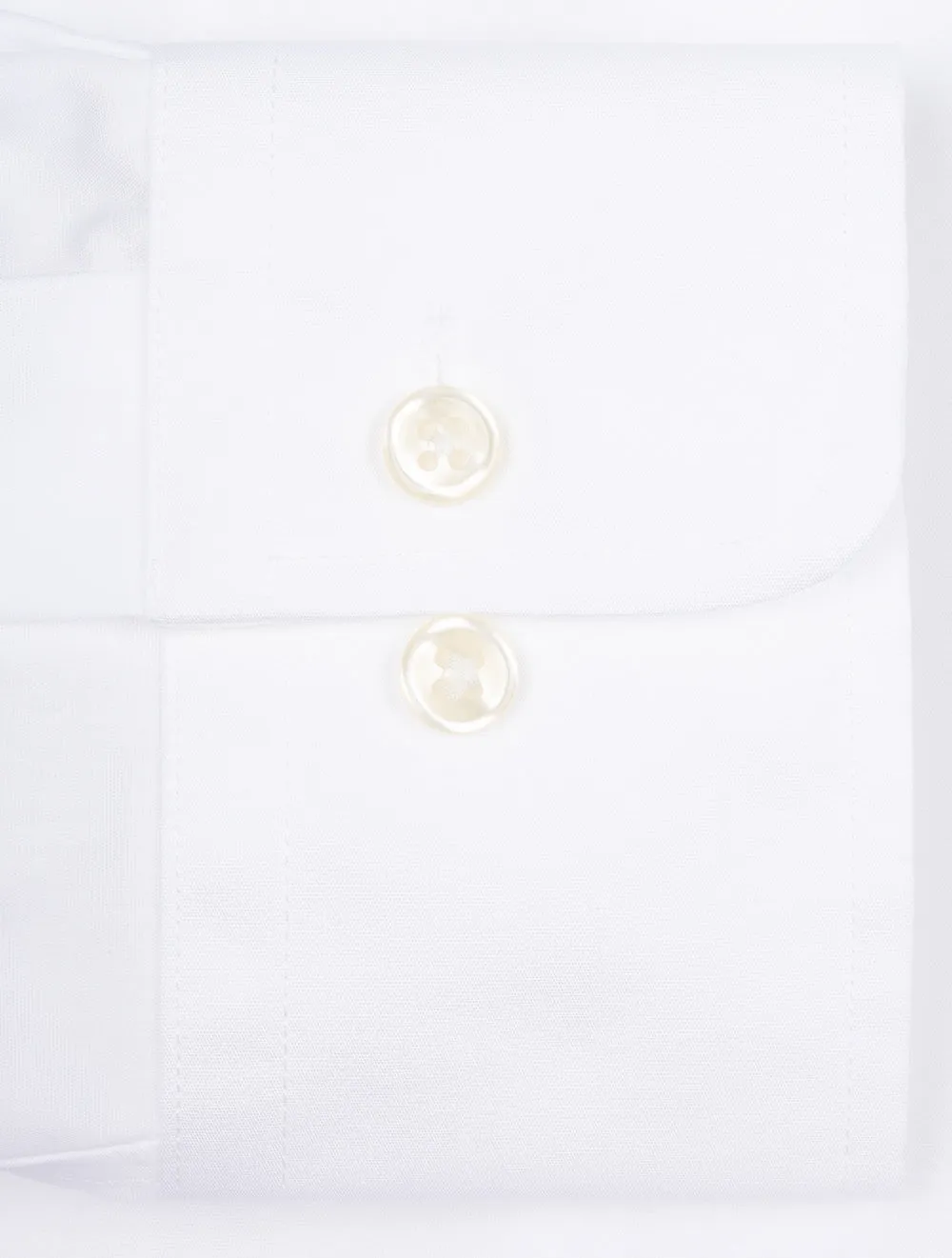 Slim Fit Poplin Shirt White