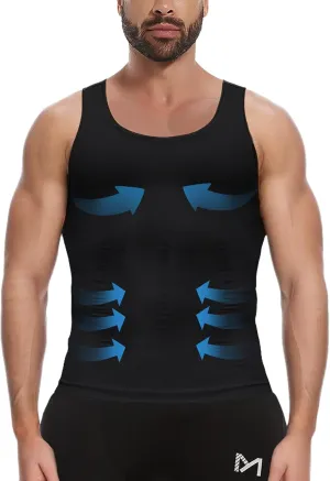 Slimming Undershirt Shapewear Gynecomastia Compression Shirt Men Body Shaper