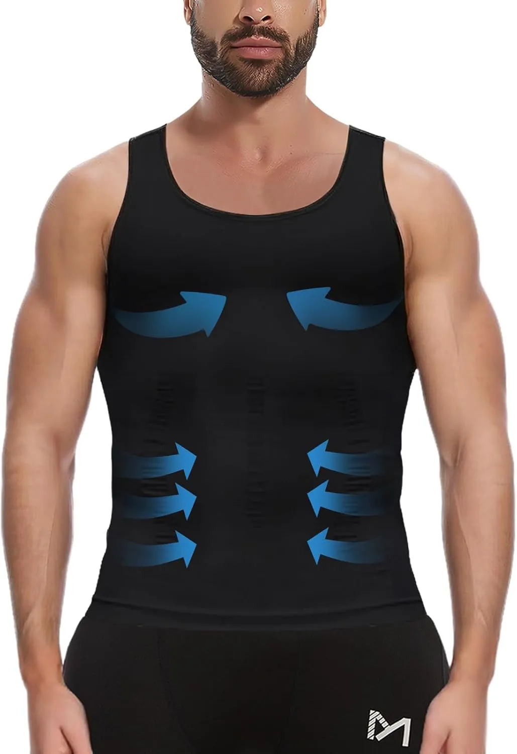 Slimming Undershirt Shapewear Gynecomastia Compression Shirt Men Body Shaper