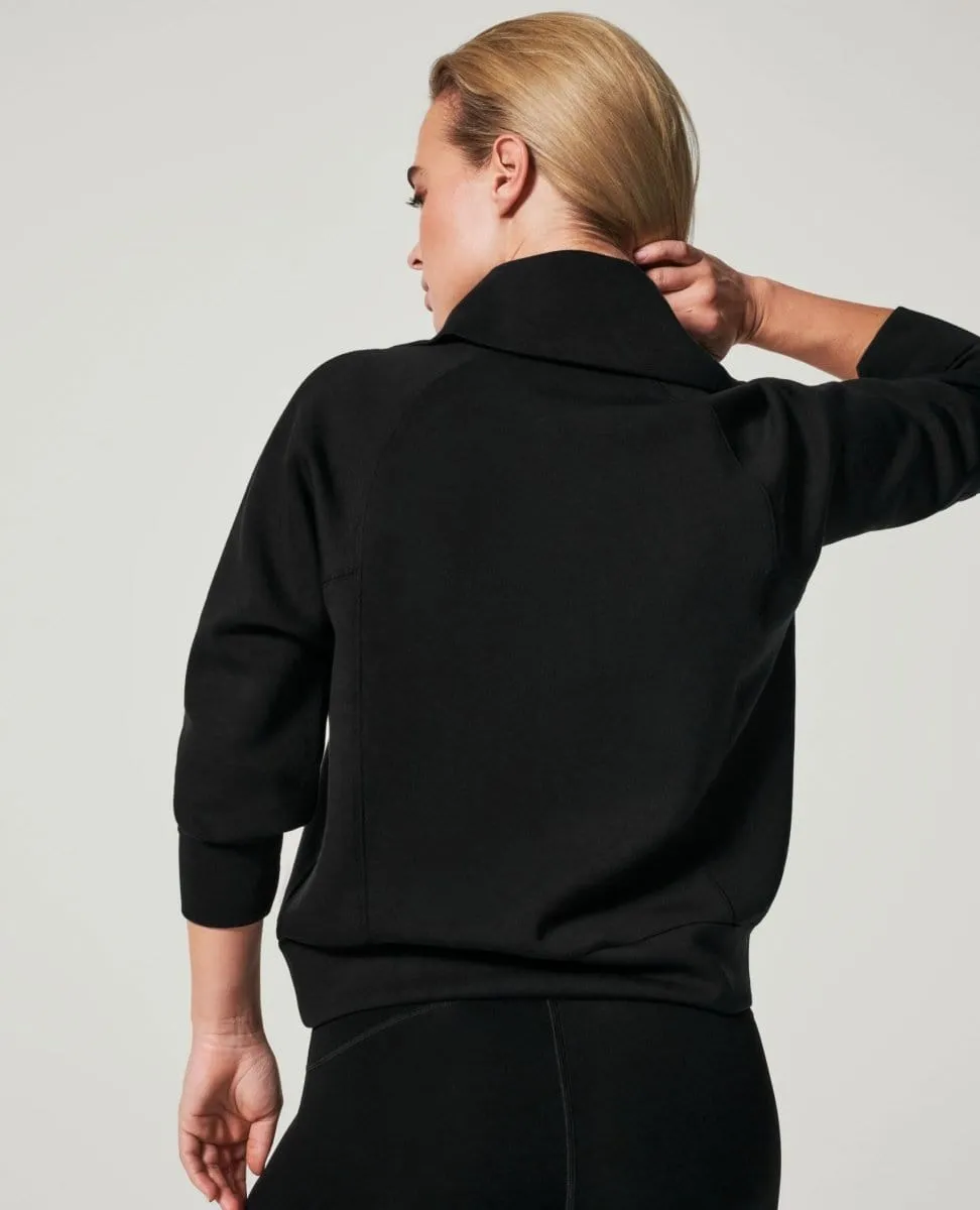 Spanx® Airessentials Half Zip Black