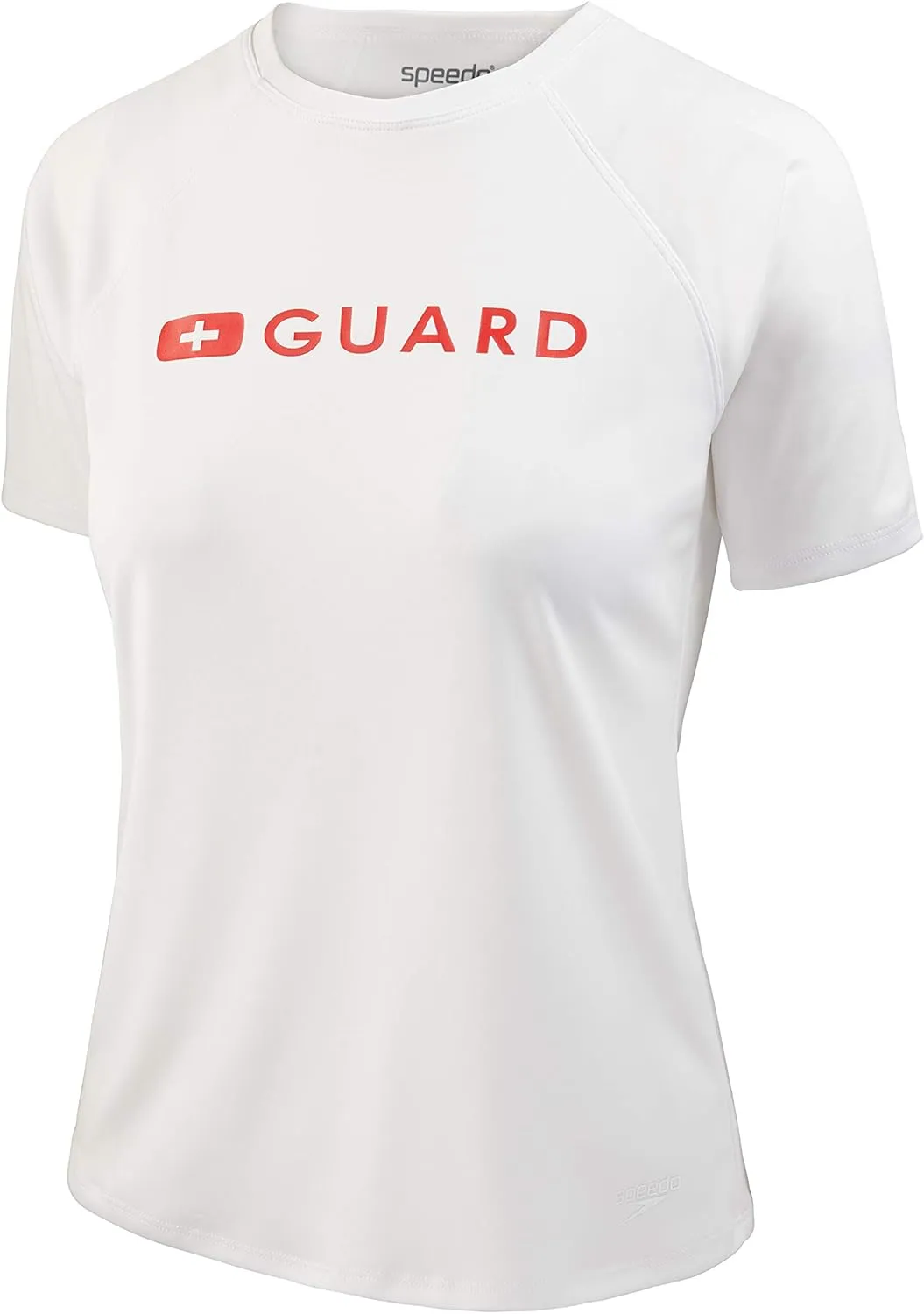 Speedo Women's Guard Uv Swim Shirt Short Sleeve Rashguard
