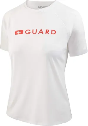 Speedo Women's Guard Uv Swim Shirt Short Sleeve Rashguard