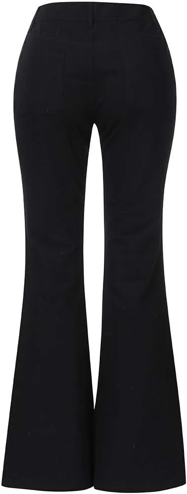 Straight Leg Jeans for Women Jeans Poket Pants Mid Casual Denim Lace Women's Jeans Straight Leg Jeans for Women