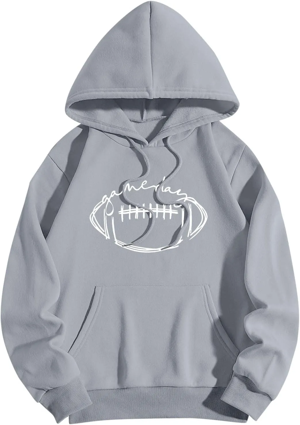 Sweatshirts For Teen Girls Casual Long Sleeve Drawstring Letter Printed O Neck Pullover Tops