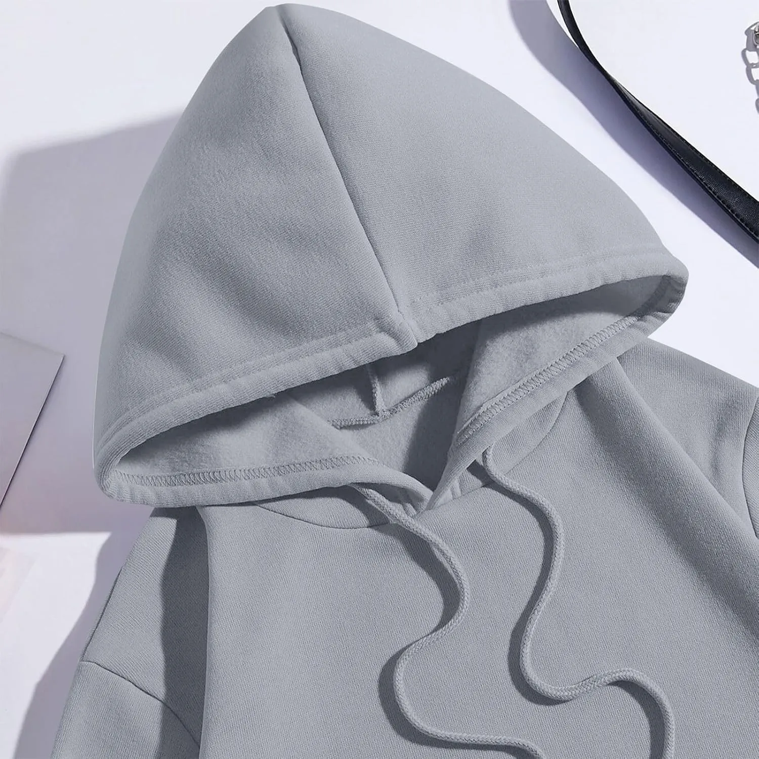 Sweatshirts For Teen Girls Casual Long Sleeve Drawstring Letter Printed O Neck Pullover Tops