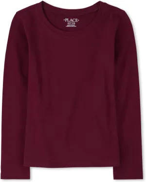 The Children's Place Girls Long Sleeve Basic Layering T Shirt