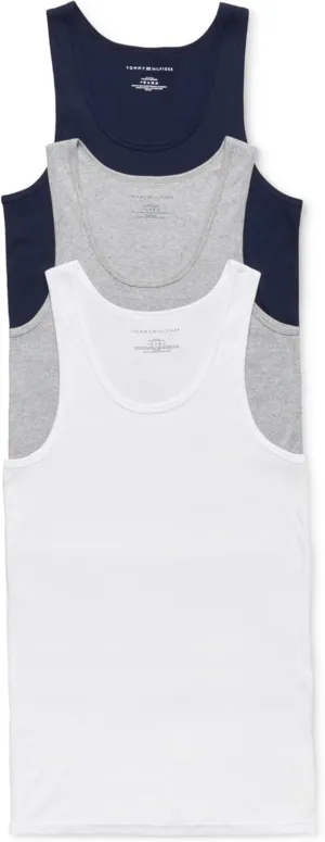 Tommy Hilfiger Men's Cotton Classics 3-Pack A-Shirt