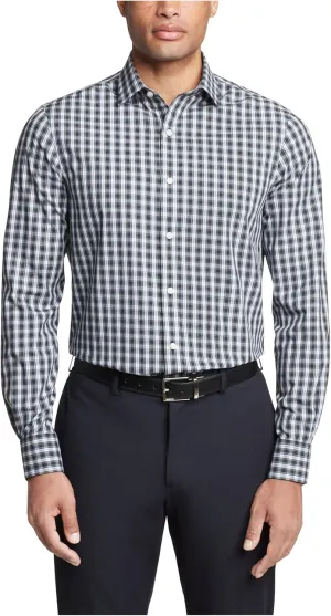 Tommy Hilfiger Men's Dress Shirt Regular Fit Stretch Twill