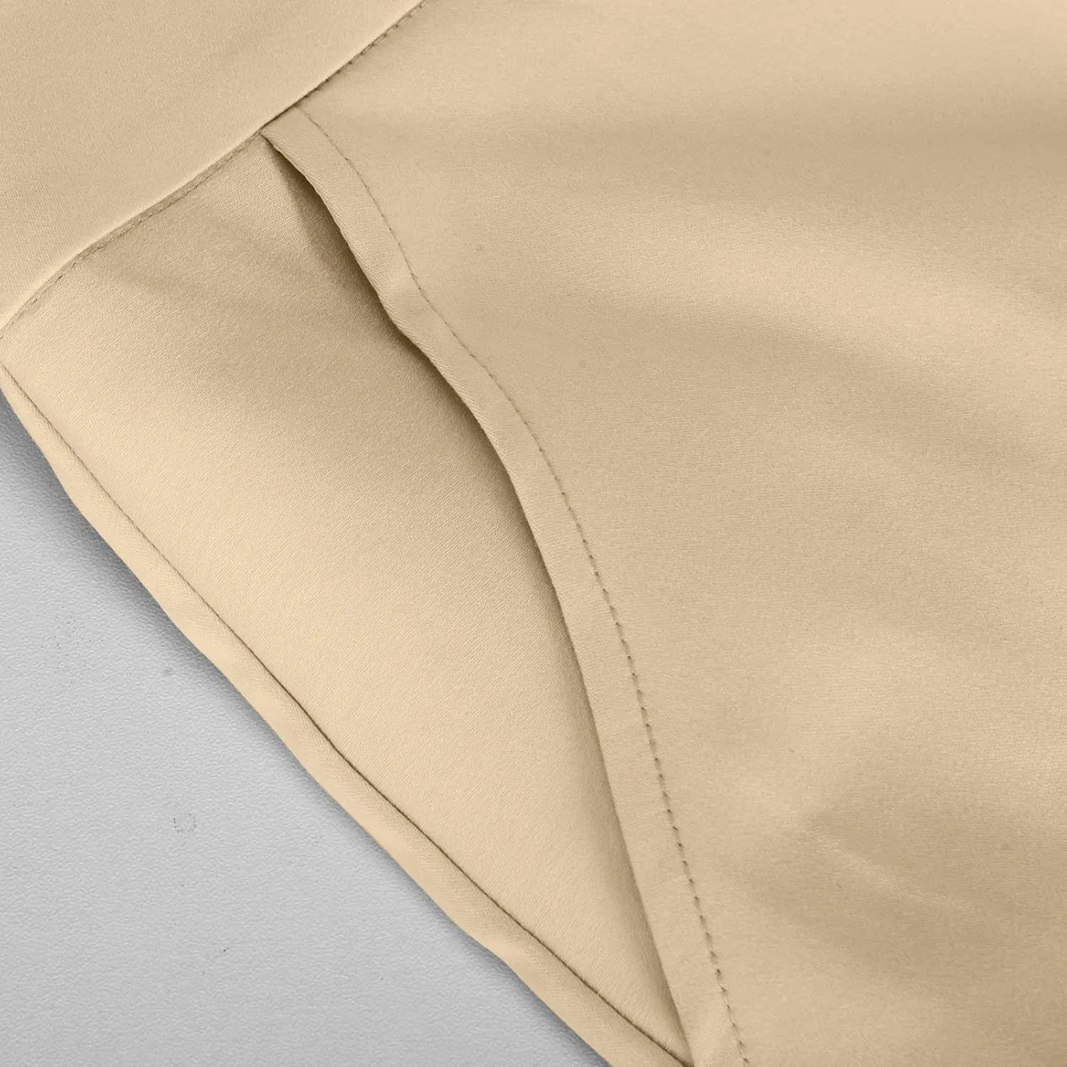 Twill Capri Pants for Women Casual Oversized Dress Pants High Waist Straight Leg Capris Dressy Office Cropped Trousers