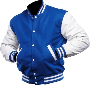 Unisex Men's Varsity Jackets College High School Baseball Bomber Letterman Jacket Men Women