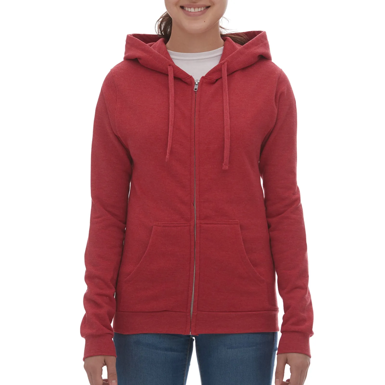 Unisex Zipper Fleece Hood