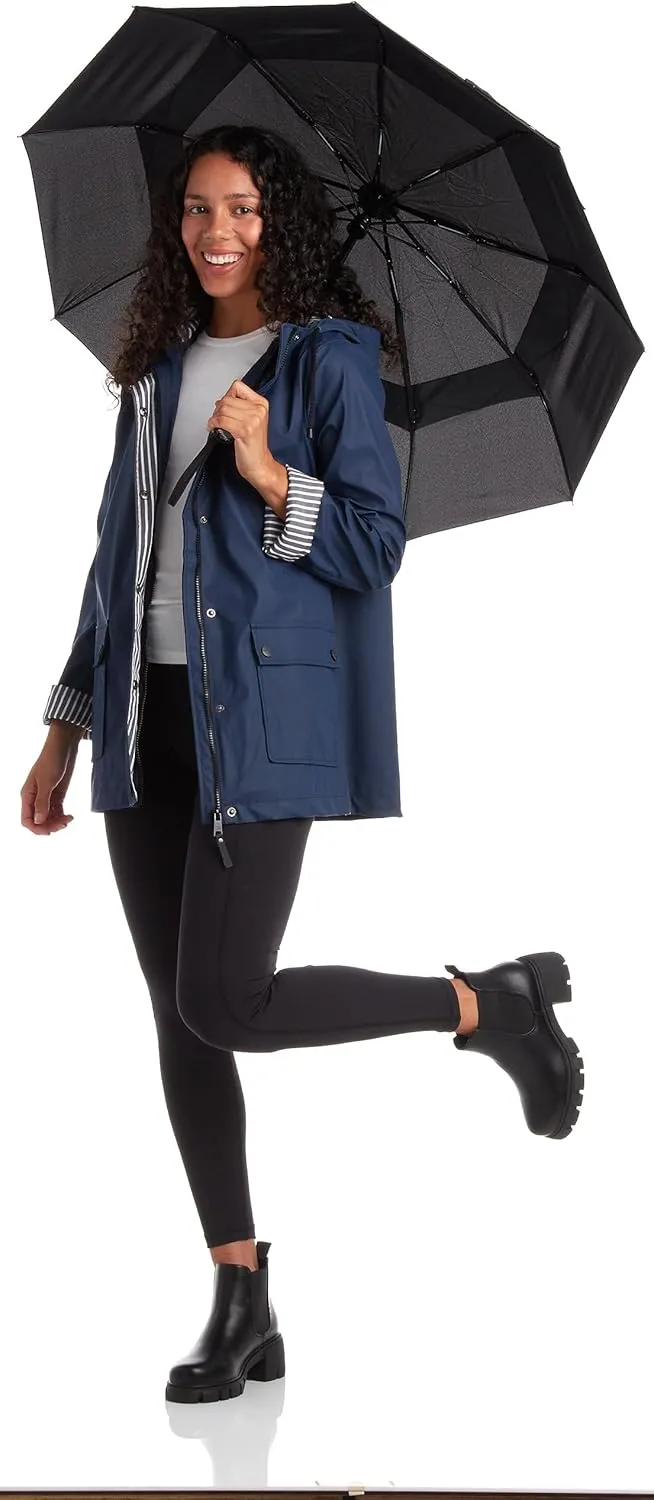 URBAN REPUBLIC Rain Jacket Women - Lightweight Waterproof Windbreaker for Women (S-3XL)
