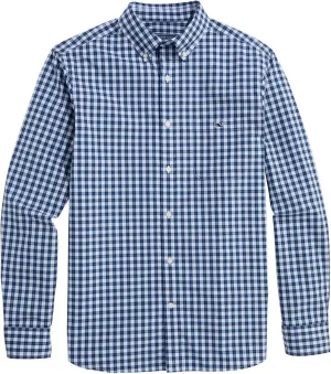 vineyard vines Men's Tobago Check Perfect Wash Poplin Shirt