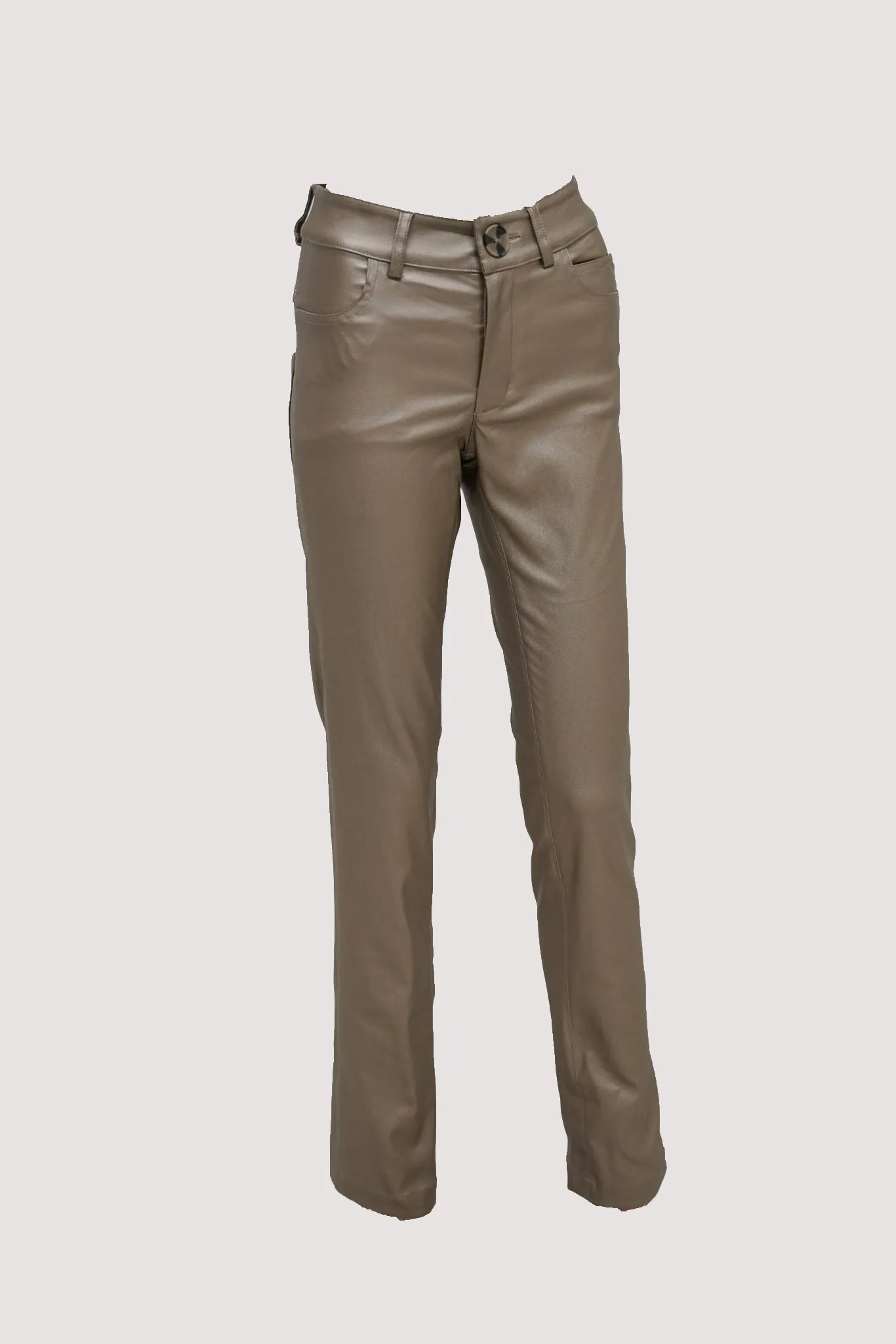Waxed Gold Pants