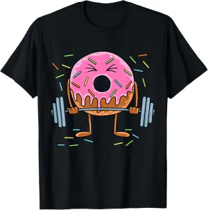 Weightlifing - Funny Fitness Workout Gym Donut Lover T-Shirt