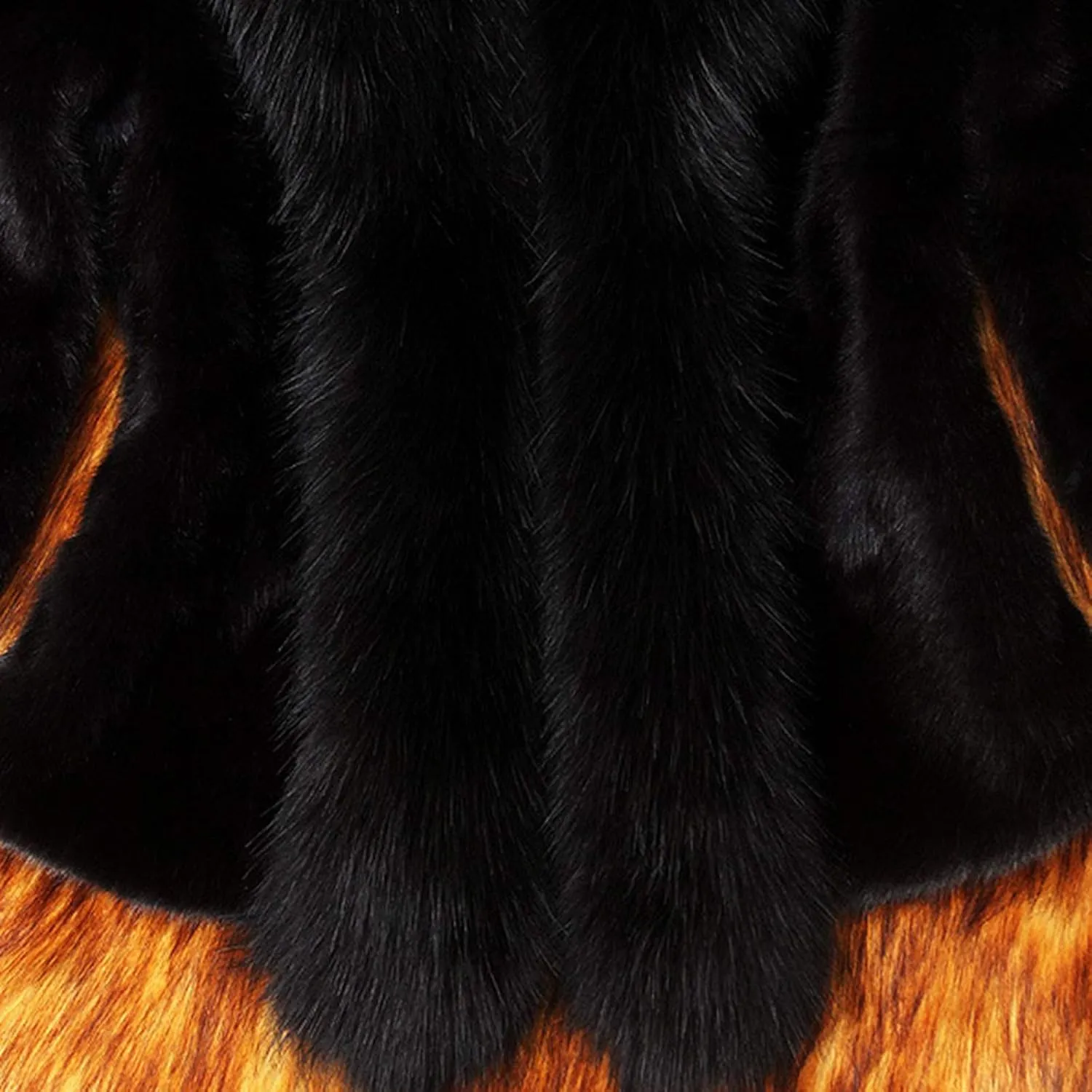 Women Winter Coat with Faux Fur Collar Winter Warm Cropped Jacket Fashion Casual Cardigan Fluffy Shaggy Outwear