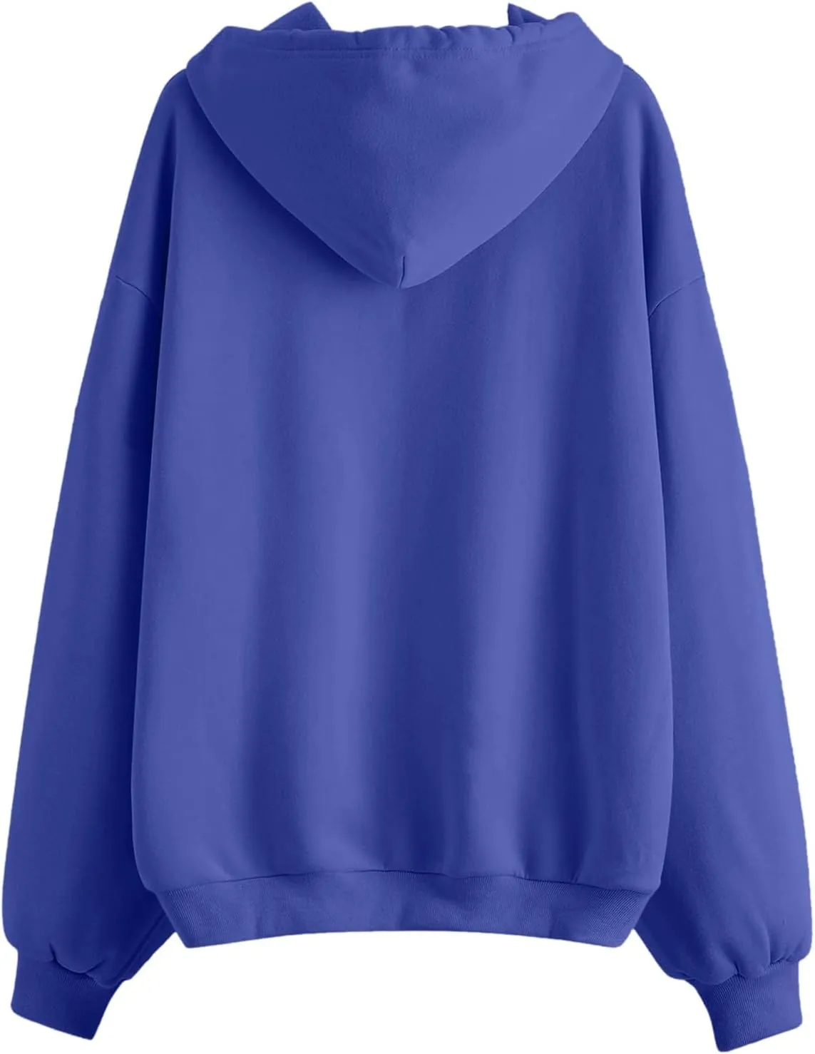 Women's Drawstring Zip Up Cute Hoodies Fall Jacket Oversized Casual Sweatshirts with Pocket 2025 Trendy