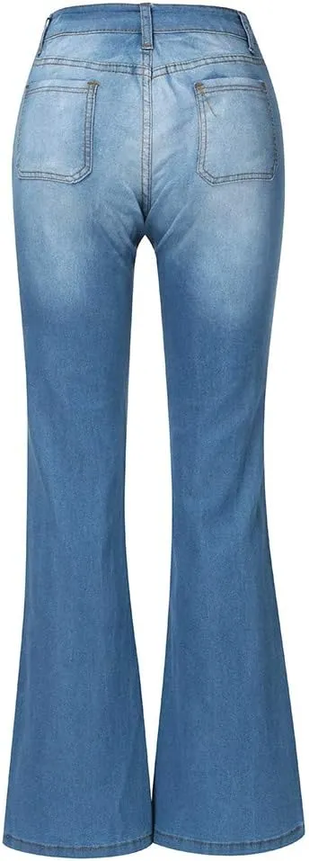 Womens Jeans Up Mid Pants Waisted Trousers Jeans Lace Poket Denim Women's Jeans Jeans for Women Trendy Black Pants
