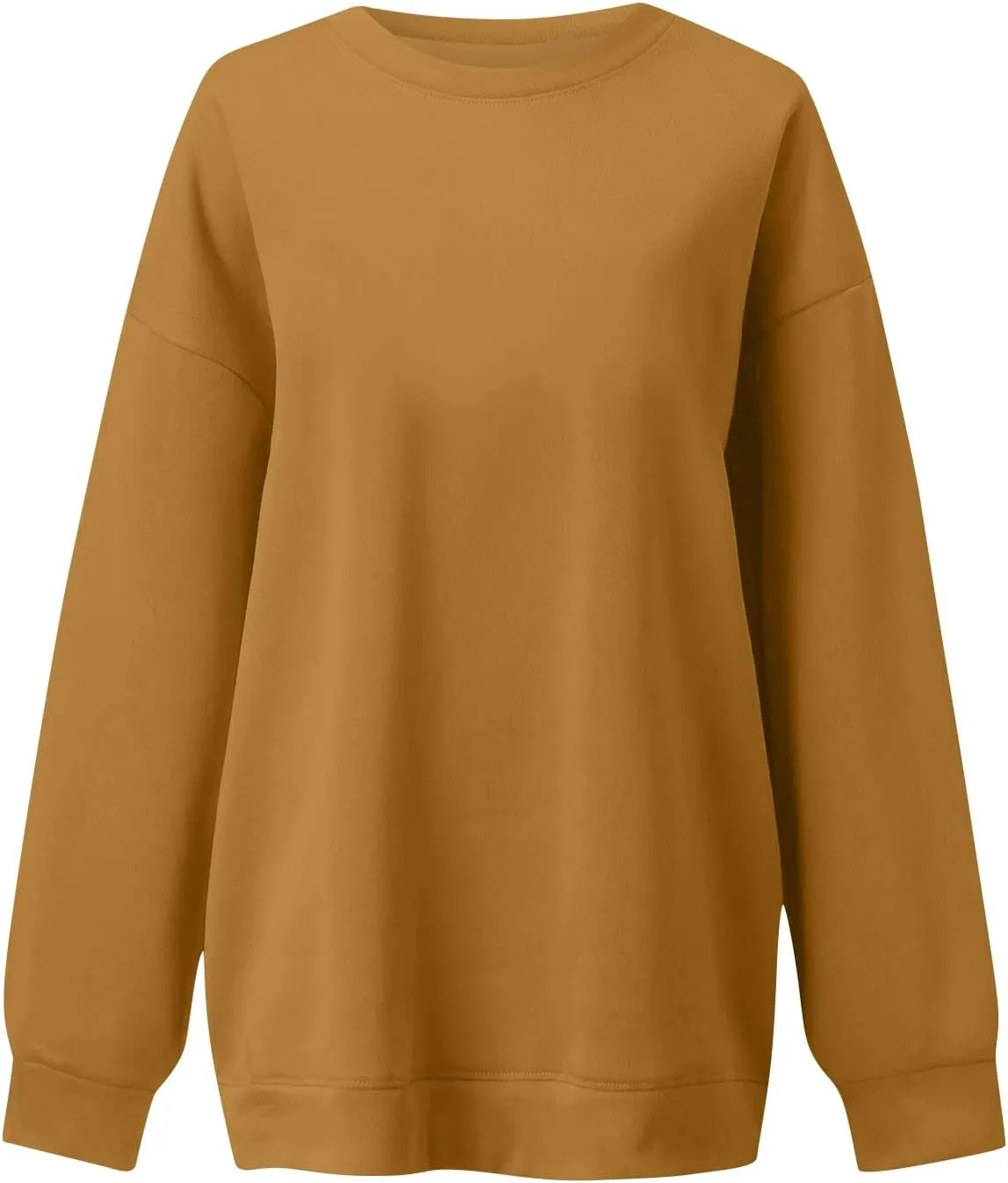 Womens Oversized Sweatshirts Crew Neck Pullover Sweaters Casual Comfy Fall Outfits Clothes 2024