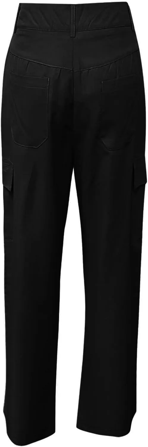 Women's Pocket High Waist Workwear Pants Casual Versatile Pants Lightweight Casual