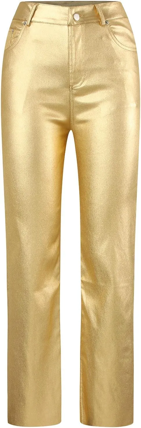 Women's Pocket High Waist Workwear Pants Casual Versatile Pants Lightweight Casual