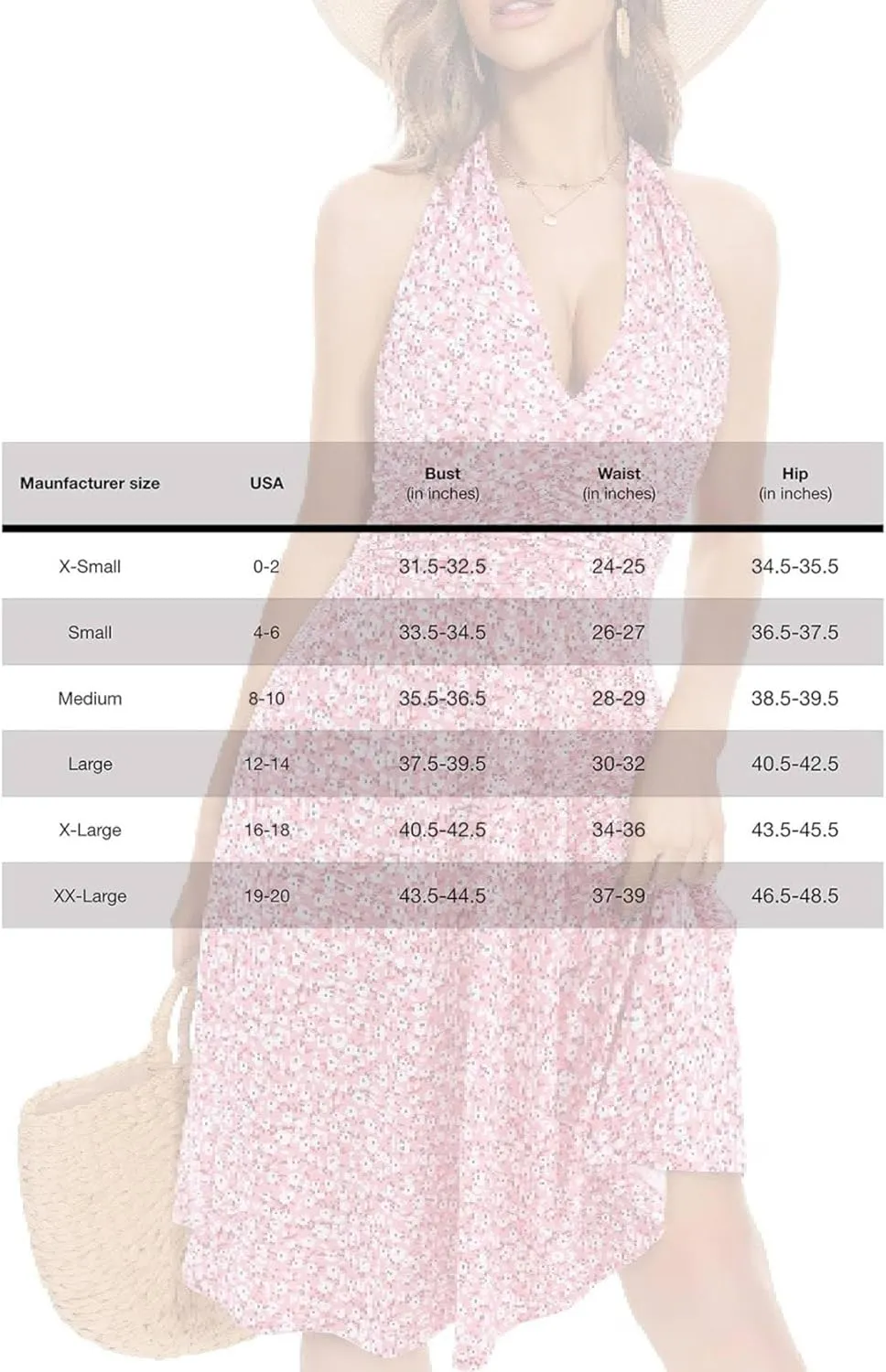 Women's Summer Floral Print Haltter Neck Sleeveless Mini Dress Ruched Waist Ruffle Hem Sundress Vacation Beach Oufits