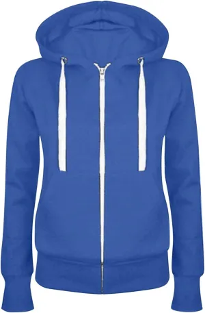 Womens Zip Up Hoodies Fleece Jacket Long Aleeve Full Zipper Sweatshirt Cardigan Casual Y2k Sweater Fall Outfits