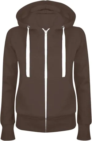 Womens Zip Up Hoodies Fleece Jacket Long Aleeve Full Zipper Sweatshirt Cardigan Casual Y2k Sweater Fall Outfits