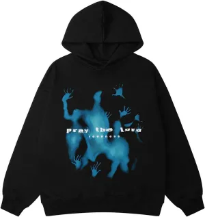Y2k Hoodie Men Women Aesthetic Hoodies Grunge Emo Star Graphic Hoodies Oversized Pullover Hip Hop Streetwear
