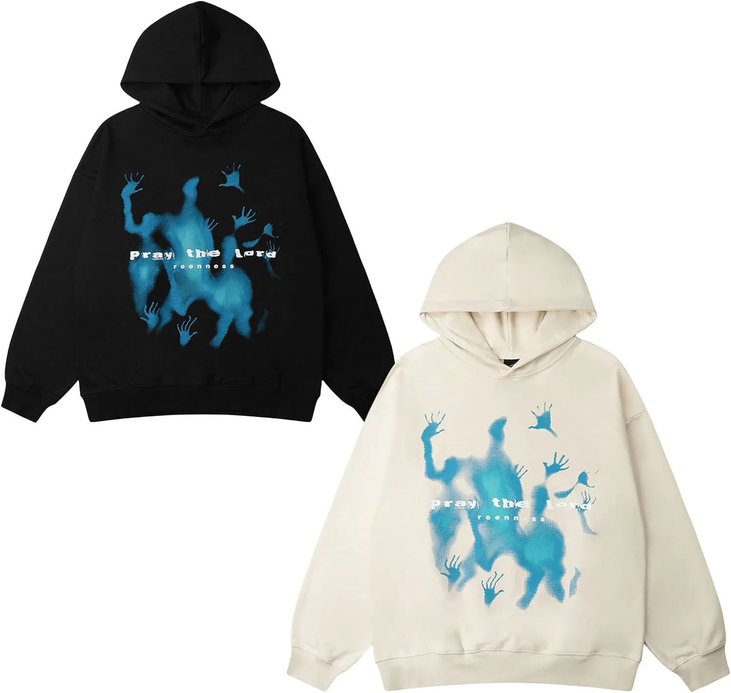 Y2k Hoodie Men Women Aesthetic Hoodies Grunge Emo Star Graphic Hoodies Oversized Pullover Hip Hop Streetwear