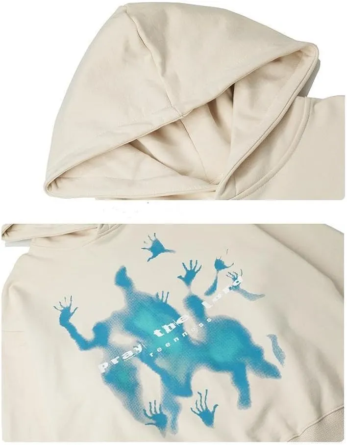 Y2k Hoodie Men Women Aesthetic Hoodies Grunge Emo Star Graphic Hoodies Oversized Pullover Hip Hop Streetwear