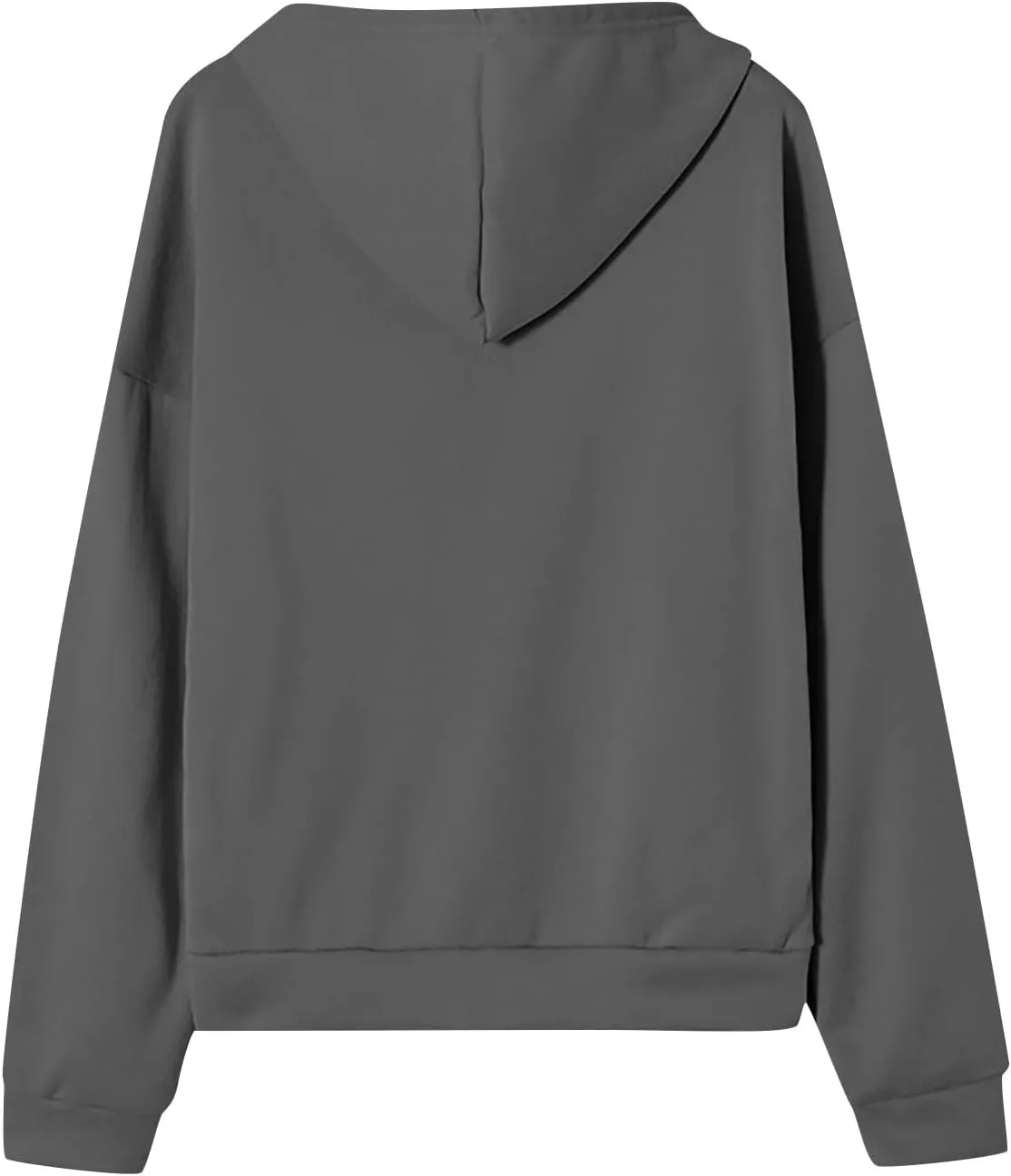Zip Up Hoodie Women Long Sleeve Oversized Sweatshirts Y2K Jacket Pockets Patchwork Design T-Shirt Hoodie
