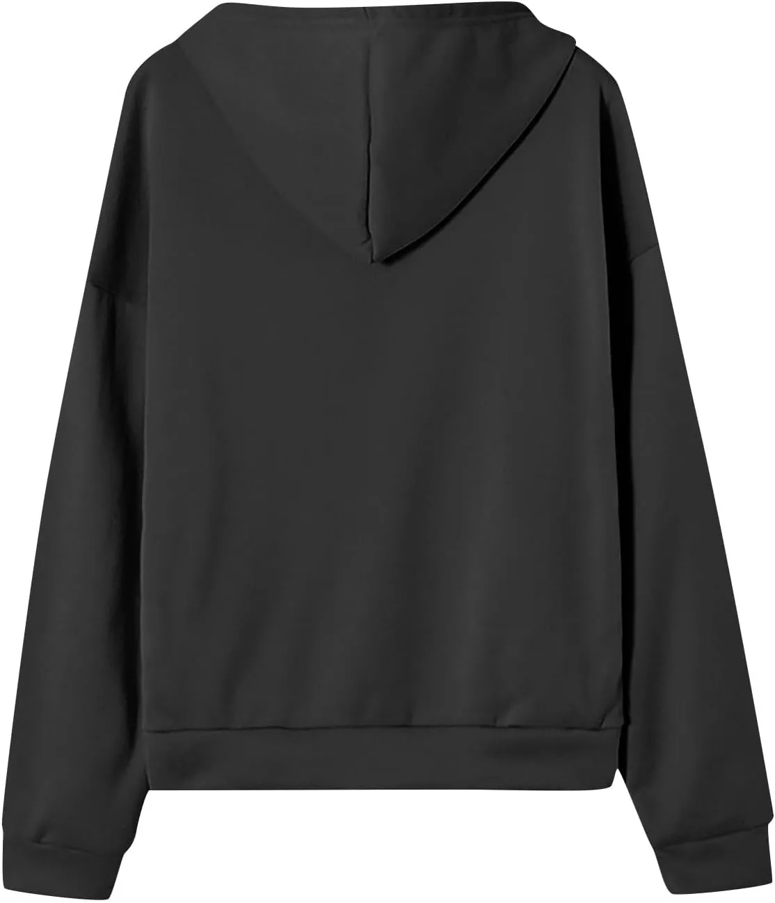 Zip Up Hoodie Women Long Sleeve Oversized Sweatshirts Y2K Jacket Pockets Patchwork Design T-Shirt Hoodie